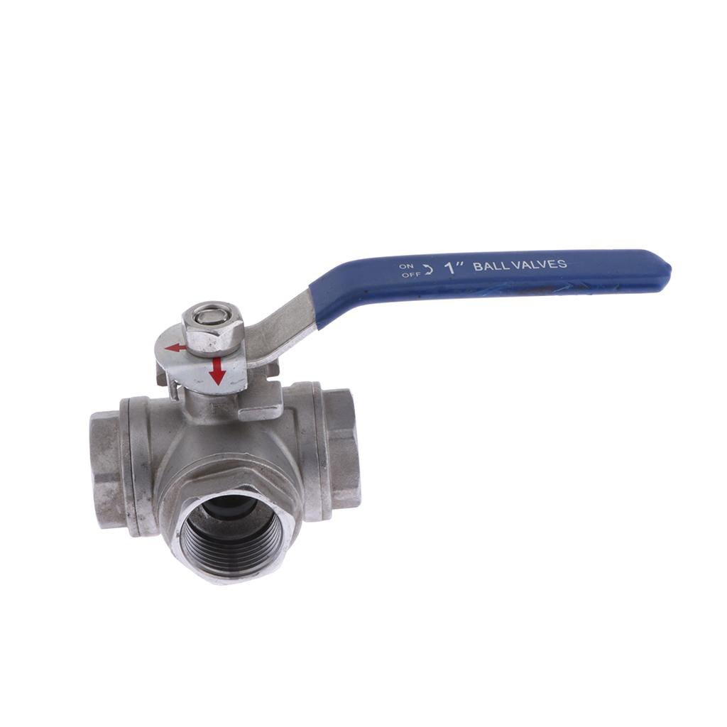 G1/2" DN15 Stainless Steel 304 One Piece Ball Valve Water Oil Air 