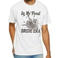 thumbnail image 2 of In My Feral Bride Era Shirt — Funny Raccoon Bride Meme Tee, Engagement Gift for Bride‑to‑Be, 2 of 5