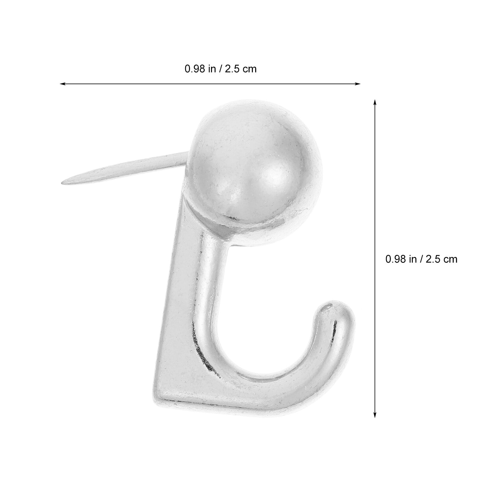 20pcs Push Pin Hooks Alloy Thumb Tacks Decorative Wall Pin Picture