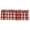 Red Valance, variant on Park Designs Red Buffalo Check Valance 14x72