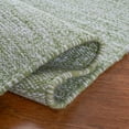 thumbnail image 4 of SAFAVIEH Montauk Sharlene Solid Braided Cotton Runner Rug, Green, 2'3" x 7', 4 of 7
