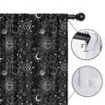 thumbnail image 4 of Blackout Kids Curtains,Black Gothic Sun Moon Pattern Childrens Insulated Curtains Set Of 2,Bedroom Essentials,Toddler Room Decor 52x63in(132x160cm), 4 of 5