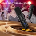 thumbnail image 4 of Máquina de karaoke IROO Karafun Premium con 2 micrófonos inalámbricos negros, 4 of 7