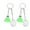 Green, variant on Shisuyan 2pcs Badminton Ball Key Rings Badminton Ball Pendants Sports Style Pendants