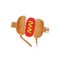 thumbnail image 4 of Almencla Dog Hot Dog Costume Dog Clothes Celebration Adjustable Design Creative Hamburger S, 4 of 8