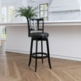 thumbnail image 5 of Hillsdale Furniture Presque Isle Wood Bar Height Swivel Stool, Black, 5 of 16