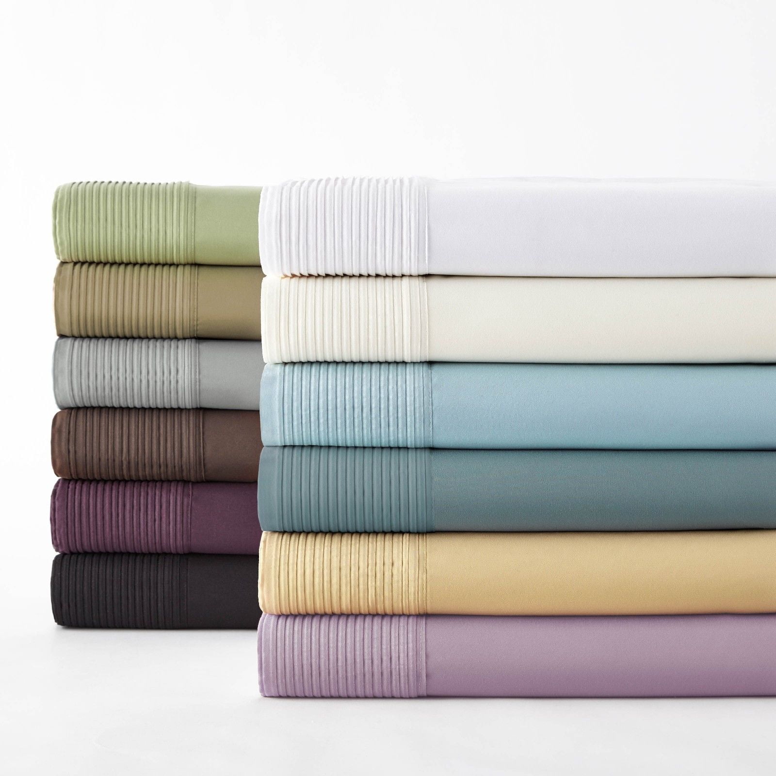 Stylish Pleated Hem 21inch Extra Deep Pocket Comfortable Microfiber