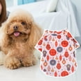 thumbnail image 3 of Fairnull Pet T-shirt Washable Print Comfortable Durable Soft Dress Up Polyester Christmas Elements Dog Sweater for Winter, 3 of 9