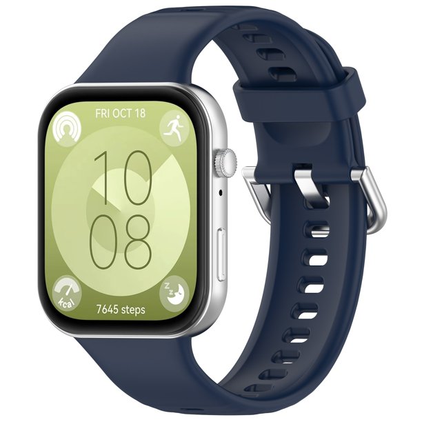 Pulsera de silicona deportiva de color sólido a prueba de sudor con ajuste cómodo y amplia compatibilidad compatible con Smartwatch