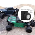 thumbnail image 6 of 4 Pieces RC Car Wheels Tires Accessories Durable Rubber Material for 1/10 Scale Slash W285 Model Users, 6 of 9