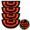 1.5 x 3 ft, variant on Halloween Flag Bunting 3x1.5ft Pleated Half Fan Banner with 3 Brass Grommets Weather Resistant Polyester Hanging Flag for Outdoor Yard Decor
