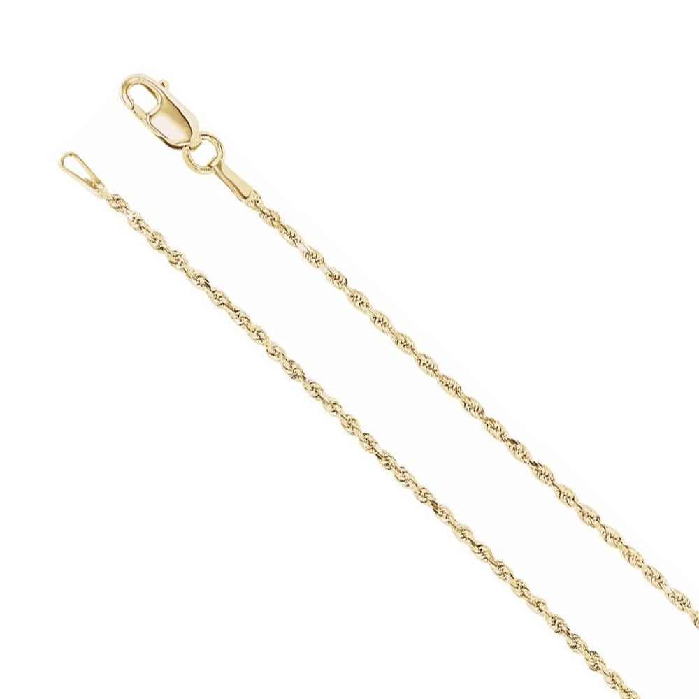 Solid Rope Chain Necklace 