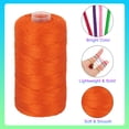 thumbnail image 4 of Uxcell Nylon String Cord 2.5mm x 218Yards Rope Braided Thread Beading Cord,Light Orange, 4 of 7