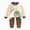 A78-Brown, variant on 2-3 Years Toddler Baby Boy Fall Winter Clothes Boys Long Sleeve Sweatshirt Top Pants 2PCS Set 18M 24M 3T 4T 5T Pajamas & Dailywear Winter Set