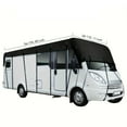 thumbnail image 2 of Multiple Size Options Camper Cover - Waterproof 210D Oxford Cloth - Wind, Rain and Snow Proof - Rv Sunlight Cover - Rv Roof Only, Fits 16ft To 44ft RVs, Black, 2 of 3
