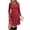 *Red, variant on ClodeEU Womens Scoop Neck Long Sleeve Sweater Dress,Casual Loose Fit Pullover Tunic Sweater Dress Gray,Womens Plus M
