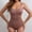 Coffee, variant on Idoravan Womens One-Piece Open Crotch Body Shaper Abdominal Lifter Hip Shaper Underwear Stretch Slimming Body Corset