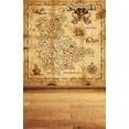 thumbnail image 1 of BSDHOME Polyester 5x7ft Photography Background Wood Map Pirate Party Photo Backdrop, 1 of 2
