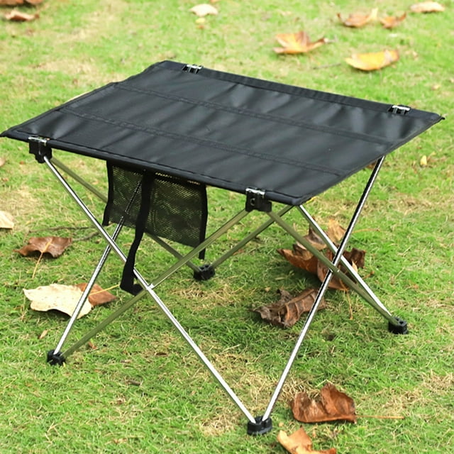 Dvkptbk Planche Pliante Ultralégère en Aluminium Portable pour l'Extérieur, Table Pliante, Convient aux Pique-Niques, au Camping, au Barbecue, au Camping et à la Randonnée