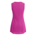 thumbnail image 7 of Tank Tops for Women Summer Flowy Peplum Top Sleeveless V Neck Textured Dressy Casual Tank Top, 7 of 7