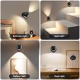 thumbnail image 2 of Luz LED Montada en la Pared con Control Remoto, Aplique de Pared Recargable de 3600 Mah con Batería, Temperaturas de 3 Colores y Luz de Pared Inalámbrica Regulable, Ajustable en 360° para Recámara, Sala de Estar y Luces Fotográficas para Pared, 2 of 7