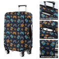 thumbnail image 5 of Retro Consoles Games Icons Blue Pattern Luggage Cover Fashion Suitcase Cover Baggage Covers Fit 25-28 Inch Luggage (Go Travel), 5 of 5