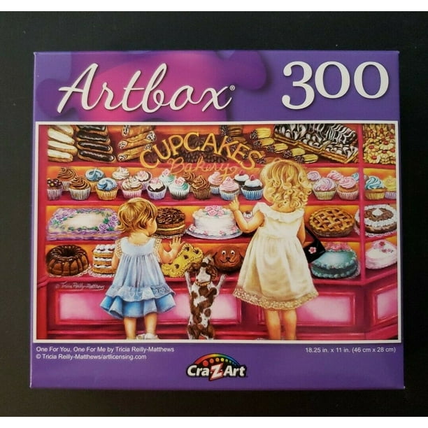 Artbox One For You One For Me 300 Piece Jigsaw Puzzle Bakery Girls Walmart Com Walmart Com