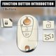 thumbnail image 5 of 2 Botón Inteligente Entrada Sin Llave Remoto Control Llave Estuche con Cadena, 5 of 7