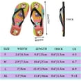 thumbnail image 2 of Dreamtimes Flip Flops Slippers Vintage Cute Owls Patchwork Plaid Tartan Sandals for Beach Summer Shower Women Men Boy Girl Kid, 2 of 5