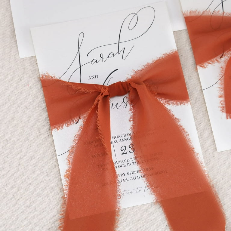 3rolls, Chiffon Ribbon Fringe Fabric Ribbon, Dusty Blue Ribbon, Handmade  Wedding Bouquets Material, Gift Packaging Materials, Cake Decor Ribbon,  Cloth