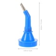 thumbnail image 2 of AURARMLET 1Set Blue Caulk Tip Nozzle Plastic Sealant Accessory for Glass with Portable Sturdy Design, 2 of 8