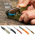 thumbnail image 4 of Smith’s Pocket Pal Tactical Knife Sharpener - OD Green - 2 Stage Sharpener & Diamond Sharpening Rod - Pocket Clip - Outdoor Hunting Knife & Hook Sharpener - Compact & Lightweight, 4 of 5