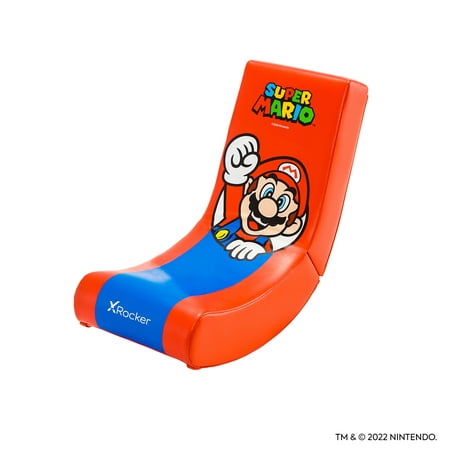 X Rocker® Super Mario™ Spotlight Floor Rocker Gaming Chair– Mario, Nintendo