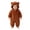 c51-Brown, variant on KPOPLK Baby Bear Ear Hooded Romper 0 3 6 9 12 18 Months Fuzzy Fleece Onesie Jumpsuit for Infant Toddler Winter Warm Outfit(Brown,0-3 Months)