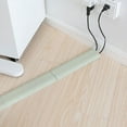 thumbnail image 2 of LNGOOR Wall Mount Self-adhesive Cable Cover Protector Wire Management Cord Organizer Holder Hide Raceway, 2 of 2