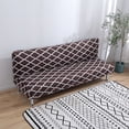 thumbnail image 5 of Folding Sofa Bed Cover Solid Color Futon Armless Slipcover Polyester Elastic Fabric All-Inclusive Cover, 5 of 6