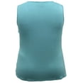 thumbnail image 2 of Women's Crew Neck Ruffle Tank, 2 of 4