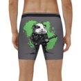 thumbnail image 2 of Men's Boxer Briefs, Rock Guitar Guinea Pig Soft and Breathable Mens Underwear Boxer Briefs With Widen Waist, 2 of 5