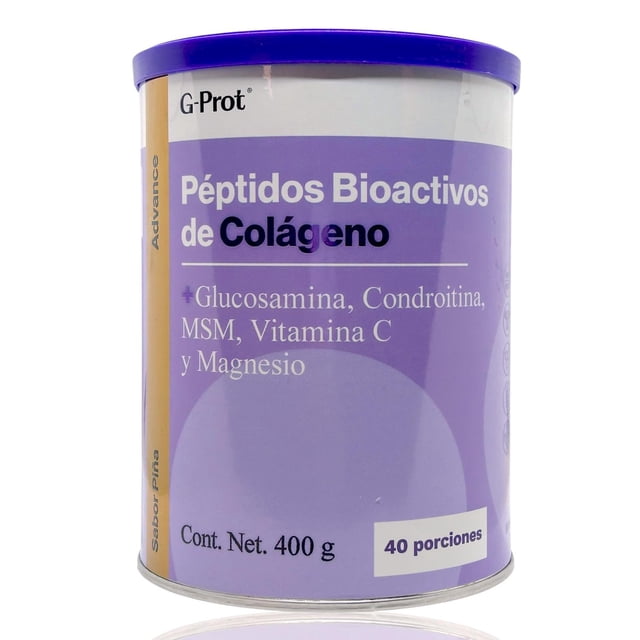 Péptidos de Colágeno Glucosamina 400 g Piña G-Prot