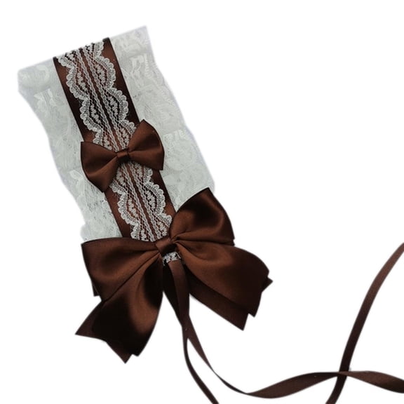 Giaone Lolita Style Ruffle Lace Headband for Party Comic Show Hairband