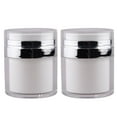 thumbnail image 1 of 2Pcs Practical Airless Pump Bottles Empty Lotion Bottles Facial Cream Containers, 1 of 7