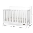 thumbnail image 4 of Child Craft Orbit 4-in-1 Flat Top Convertible Crib, Matte White, 4 of 9