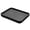 Black, variant on Plastic Cafeteria Trays,Fast Food Serving Trays,Set of 6,Stackable to Save Storage Space and Easy to Clean