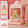 thumbnail image 1 of Coin Doll Machine Kids Operated Automatic Play Game Mini Claw Catch Arcade Crane Toy Machines Dolls Music Interactive Toys Gift, 1 of 5