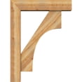 thumbnail image 3 of Ekena Millwork 8"W x 36"D x 48"H Westlake Block Rough Sawn Bracket w/ Offset Brace, Western Red Cedar, 3 of 25