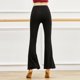 thumbnail image 4 of Pantalones de yoga para mujer Pantalones de entrenamiento de descanso suaves con fondo acampanado mo Abanopi Pantalones deportivos, 4 of 7