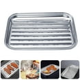 thumbnail image 4 of UPOUART Durable White Stainless Steel Barbecue Plate for Home Baking, 4 of 8