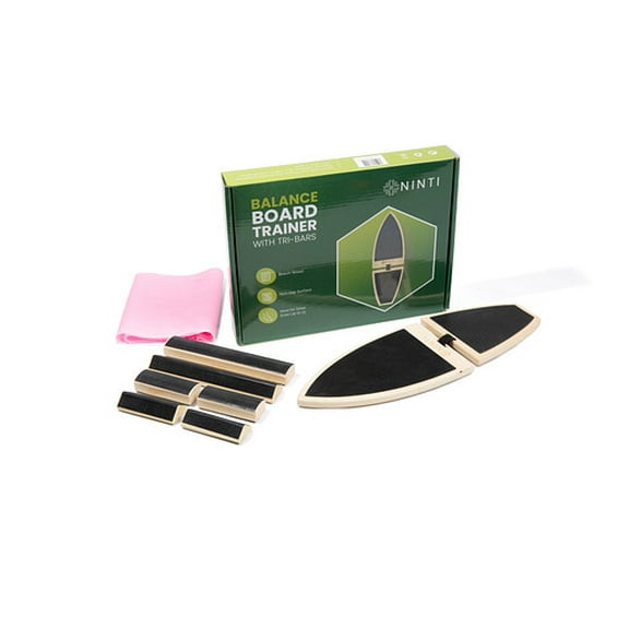 Balance Board Trainer with Tri-Bars