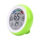 thumbnail image 1 of Matsuzay Termómetro de humedad y temperatura LED, higrómetro de plástico para dormitorio, baño, interior y exterior, pantalla de Cocina y Comedor Verde, 1 of 6