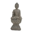 thumbnail image 2 of Figura de Buda sentado de resina, artesanía decorativa de mesa para el hogar. Estilo C, 2 of 9